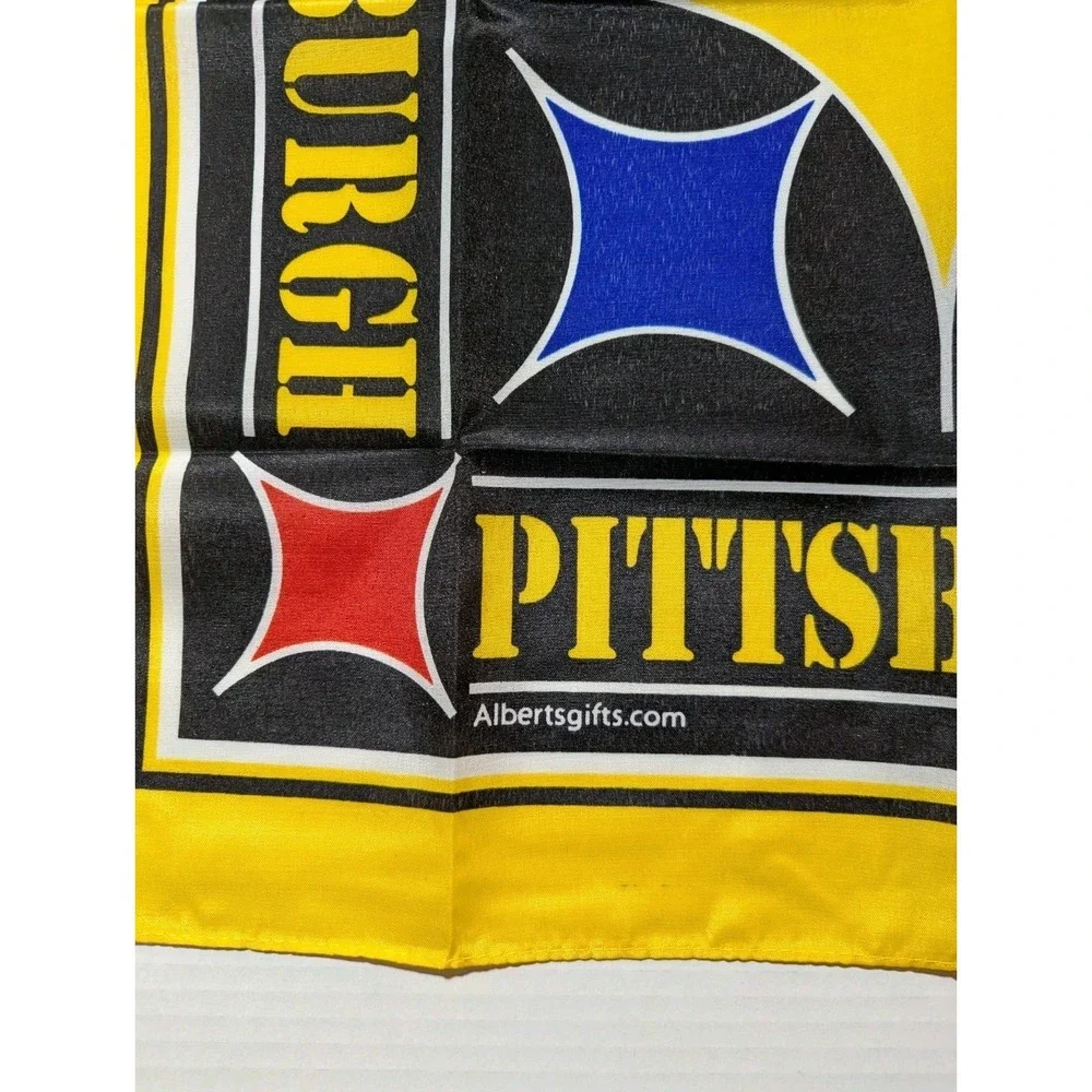 NFL Pittsburgh Steelers Yellow, Red, & Blue Bandana Scarf